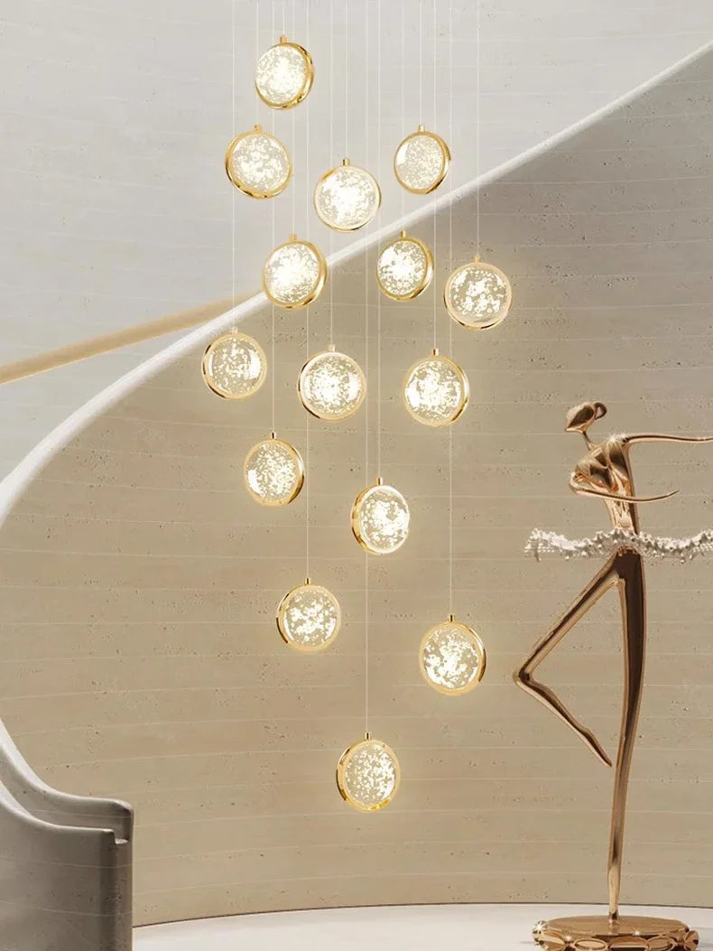 Solara Nordic Staircase LED Chandelier