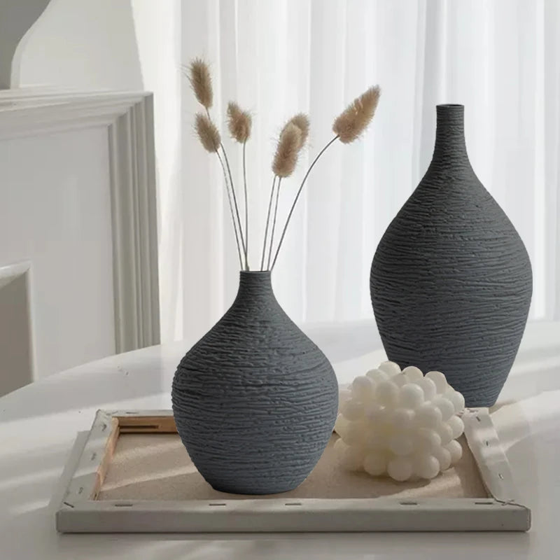 ArcticBloom Ceramic Vase