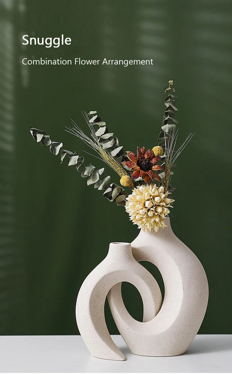 Opulence Crest Ceramic Vase