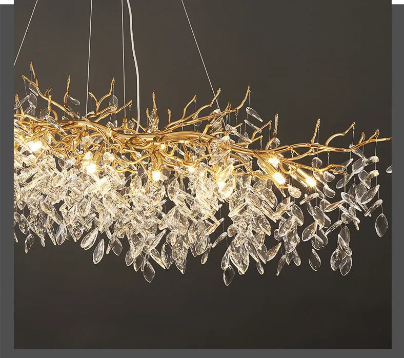 Luxury Branch Crystal LED Pendant Light