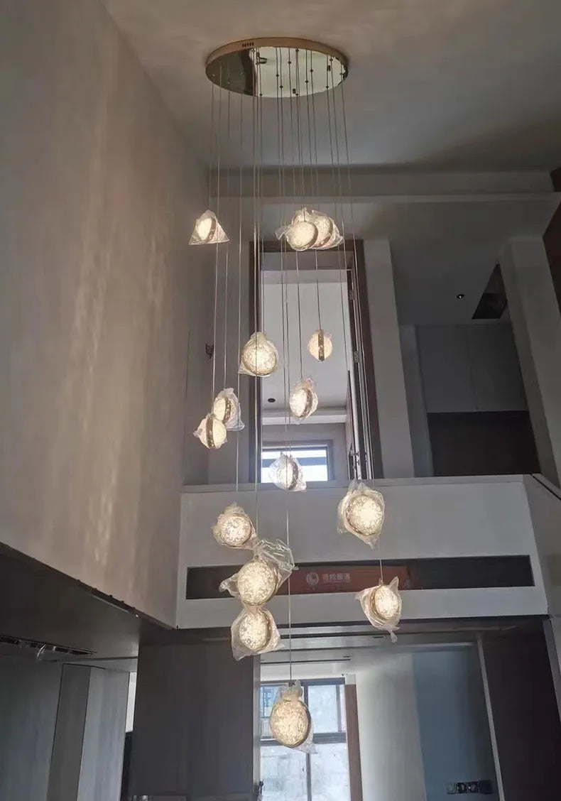 Solara Nordic Staircase LED Chandelier