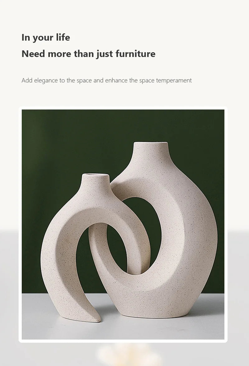 Opulence Crest Ceramic Vase