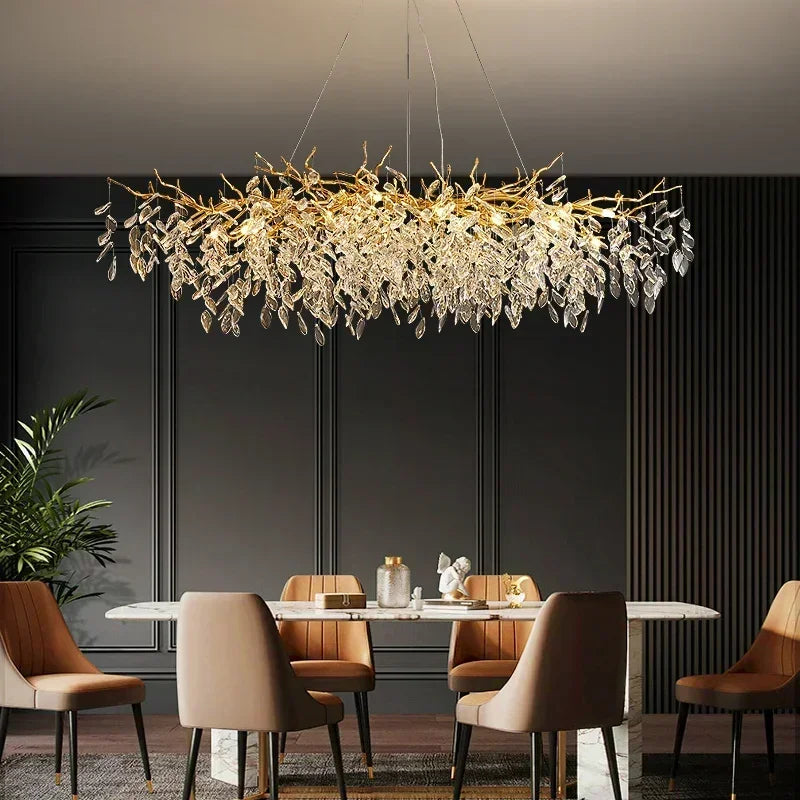 Luxury Branch Crystal LED Pendant Light