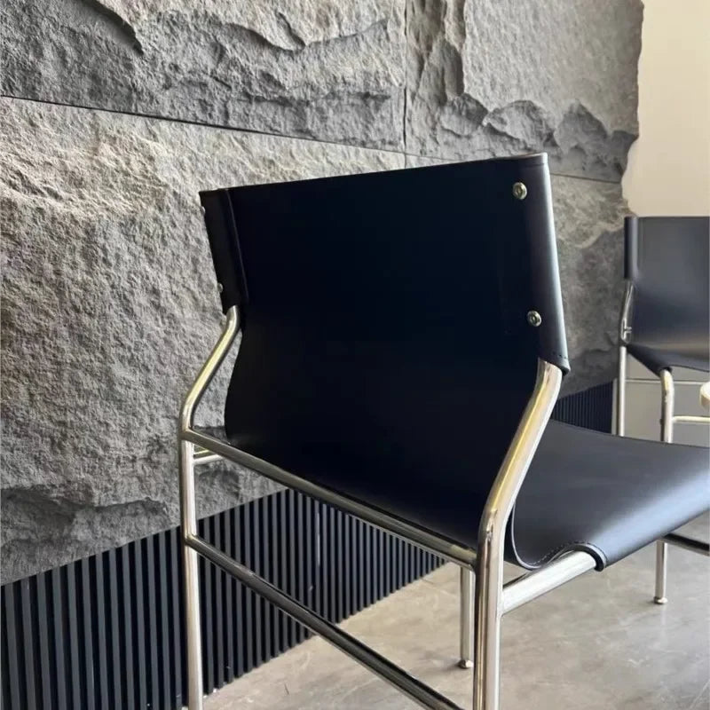 Bauhaus Elegance Antique Dining Chair