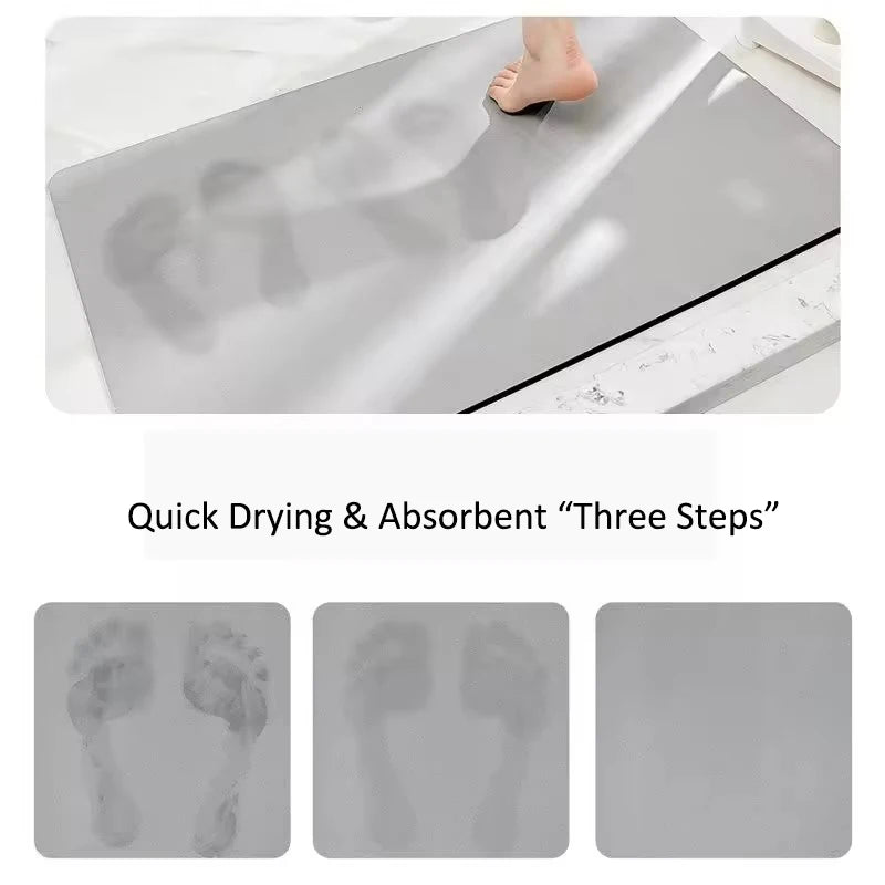 Diatomite Absorbent Bathroom Mat