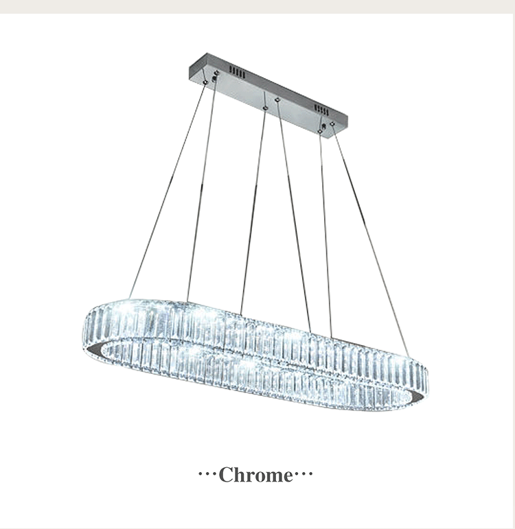 Luxury Oval Crystal Chandelier