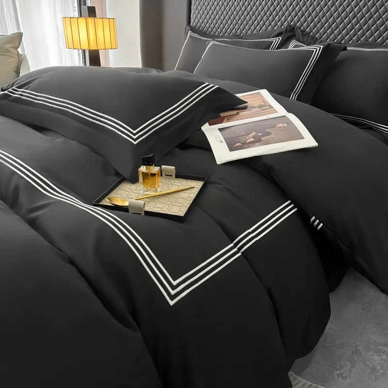 Triluxe Embroidered Duvet Collection