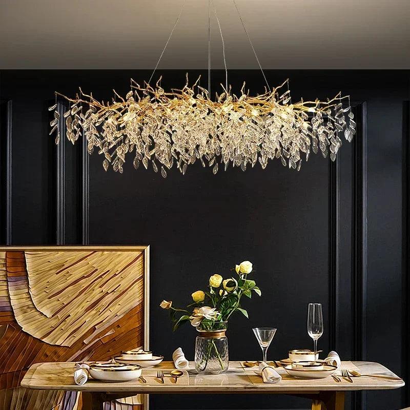 Luxury Branch Crystal LED Pendant Light